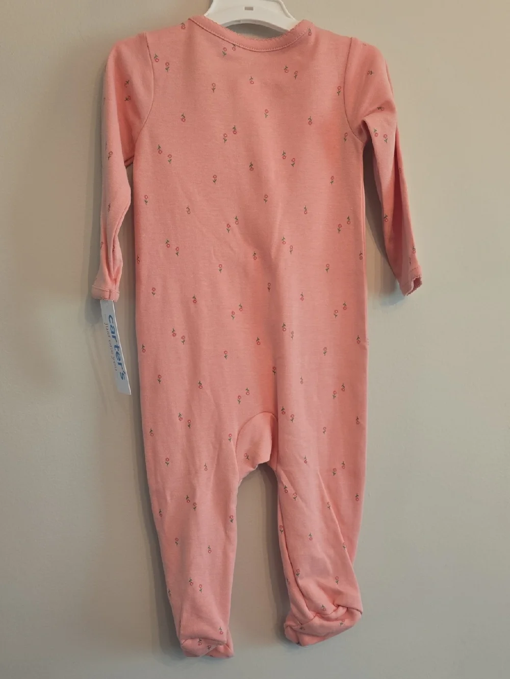 Carter's Just One You Baby Girl Zip Up Sleeper Floral Little Sister